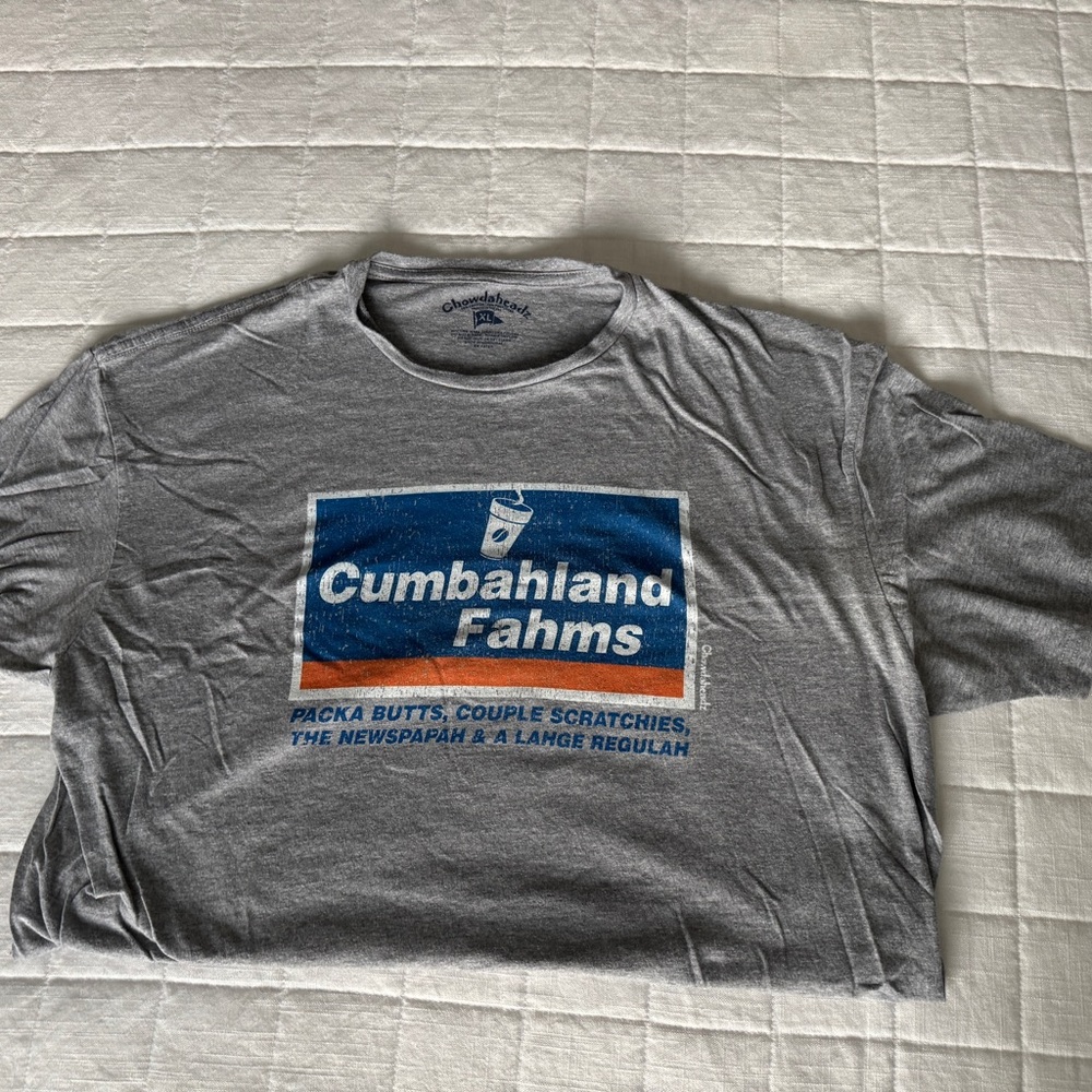 Gray Chowdaheadz Graphic T-Shirt